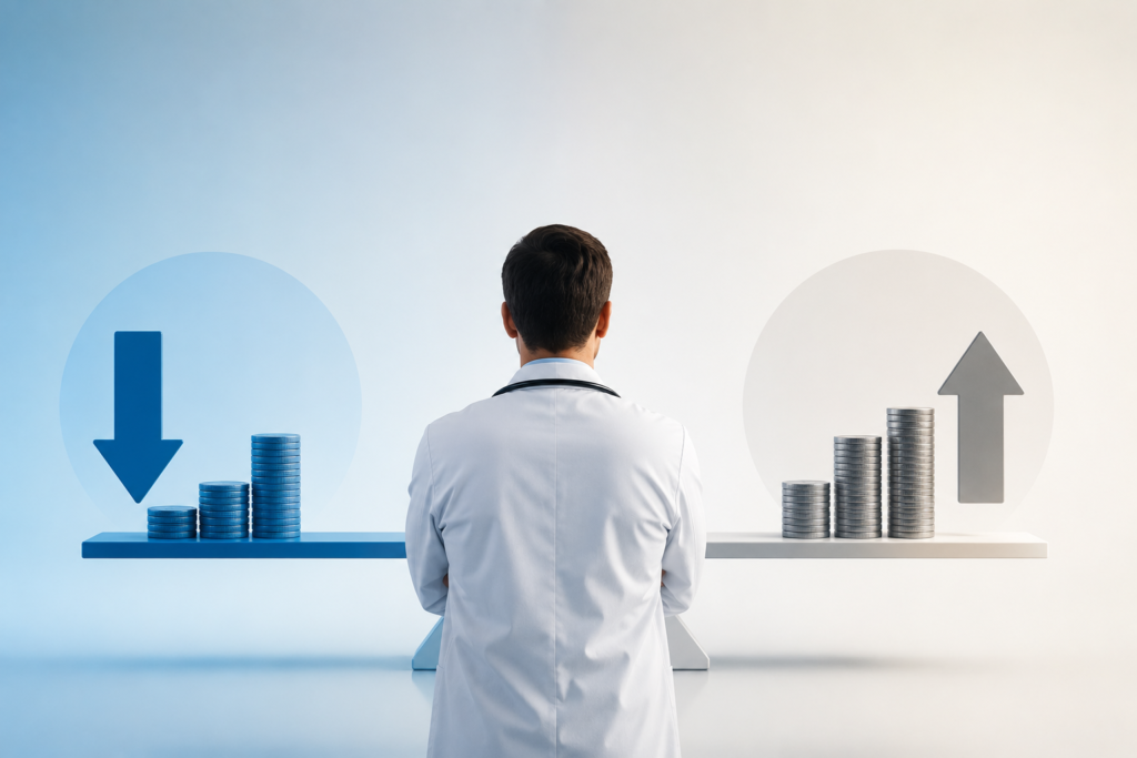 Médico PJ paga menos imposto? Comparativo tributário